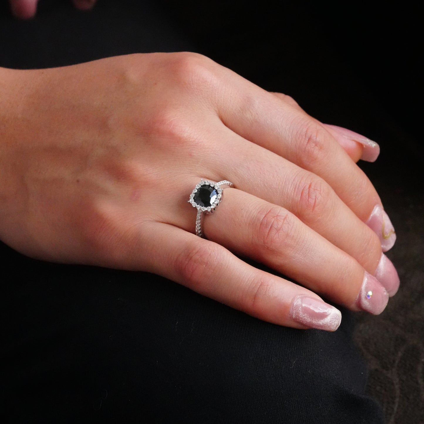 Black Halo Ring