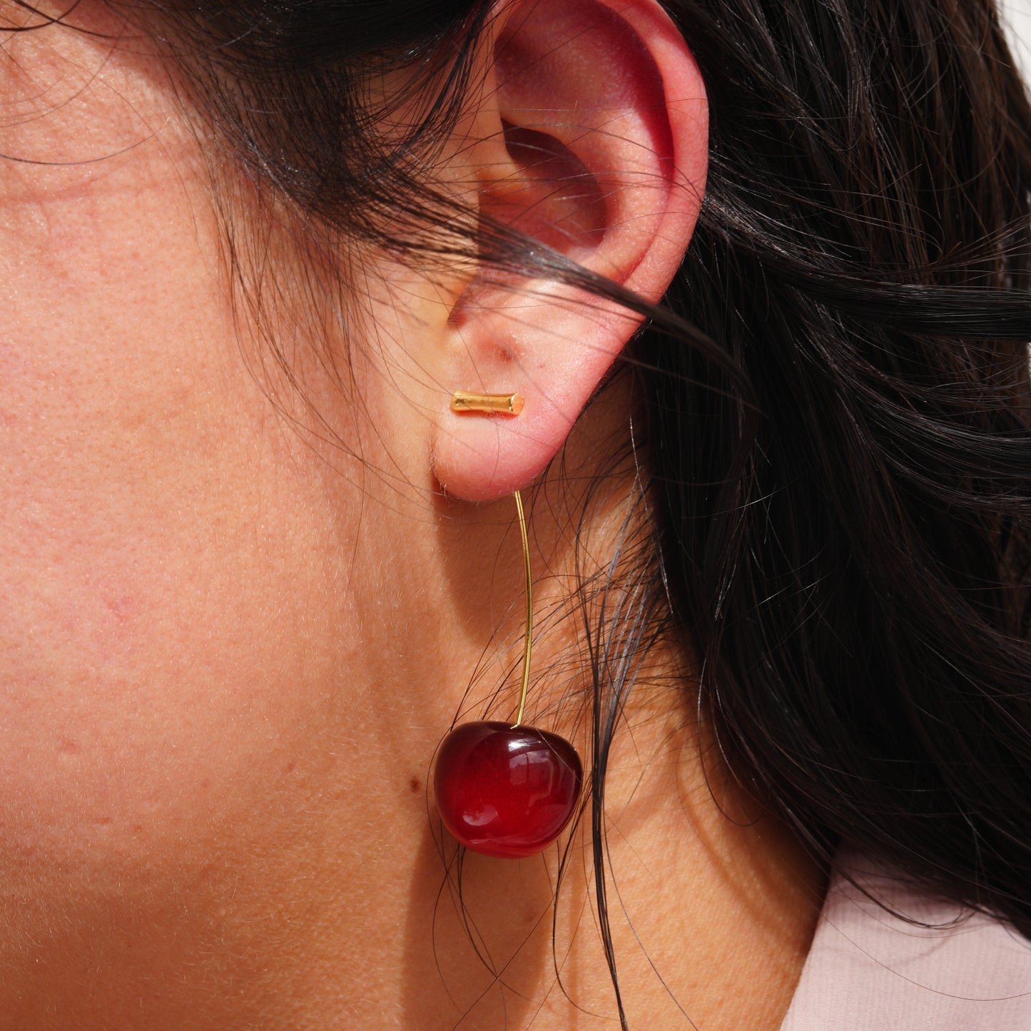 Cherry Drop Earrings