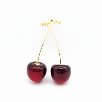 Cherry Drop Earrings