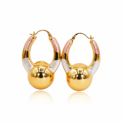 Golden Aura Hoops